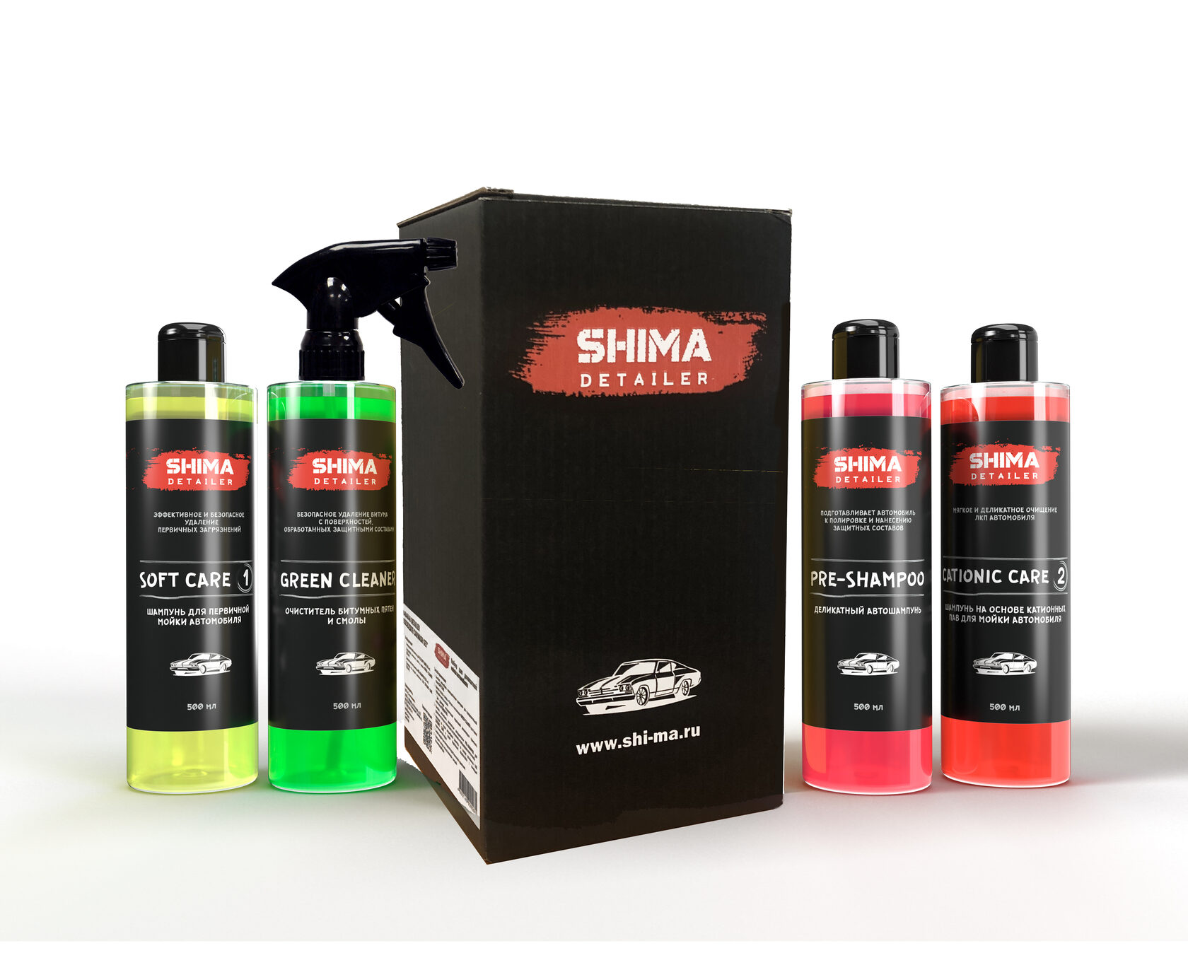 SHIMA DETAILER DELICATE CARWASH SET