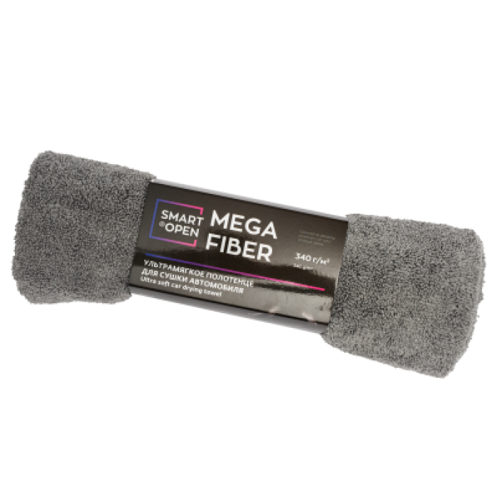 Микрофибра для сушки 60х80 "Mega fiber" 1 шт Smart Open