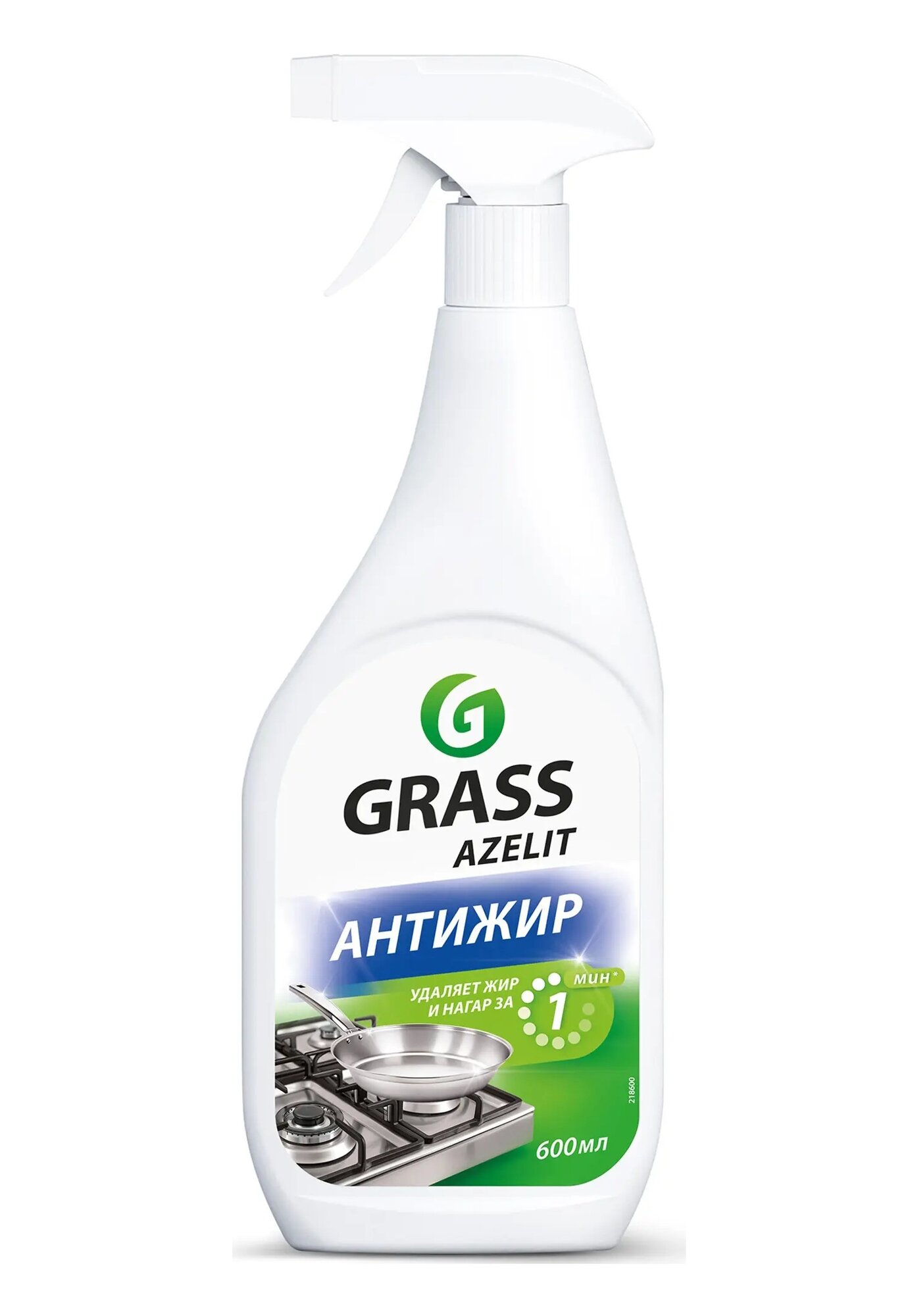 Чистящее средство для стеклокерамики "Azelit-Spray" флакон 600 мл GraSS