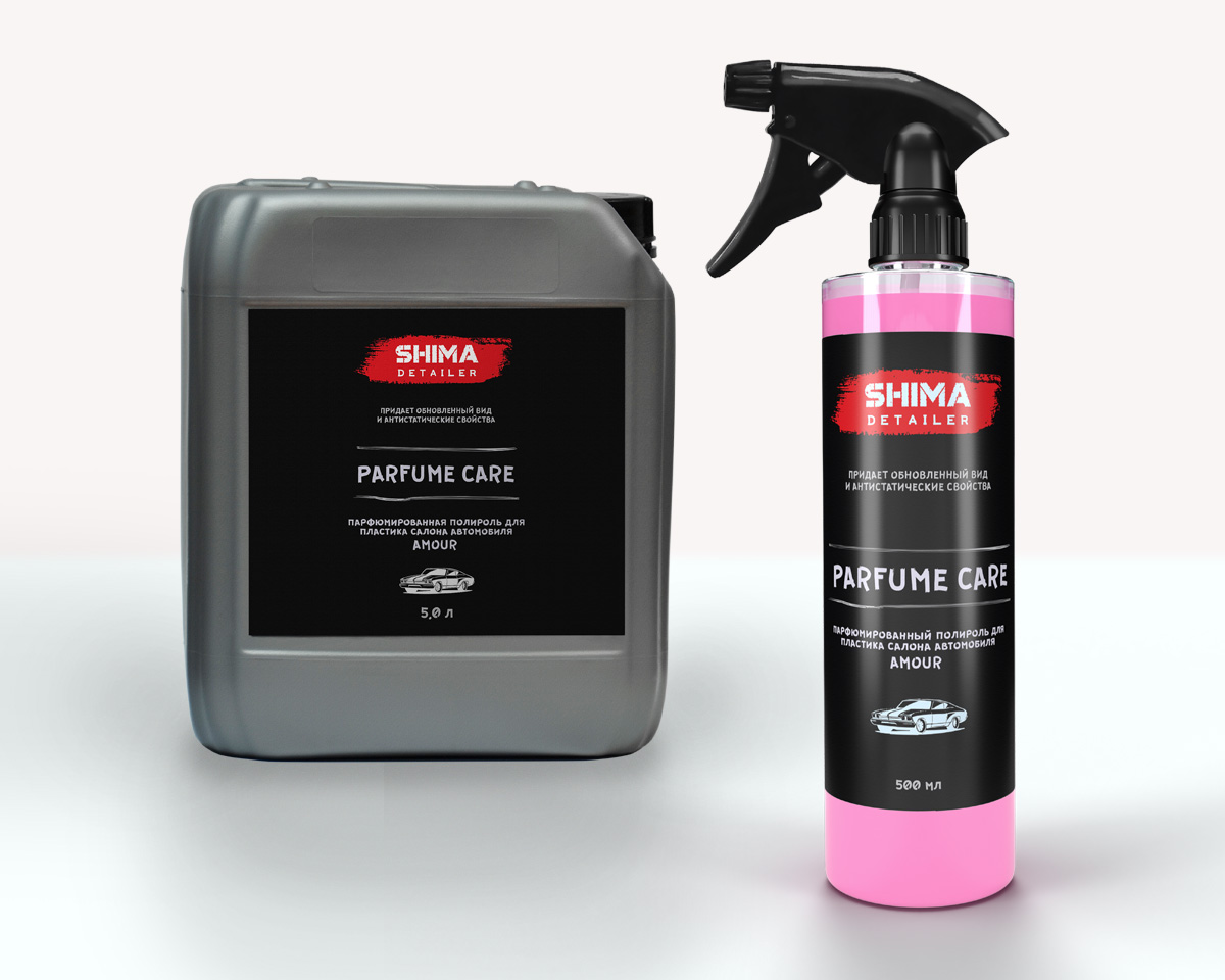 SHIMA DETAILER PARFUME CARE AMOUR Парфюмированный полироль для пластика салона автомобиля