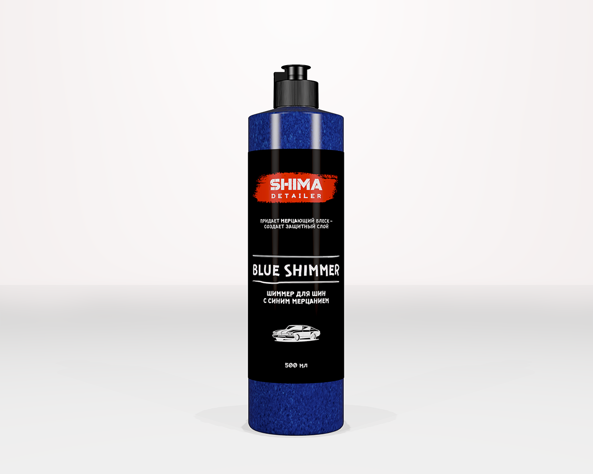 SHIMA DETAILER BLUE SHIMMER Шиммер для шин с синим мерцанием