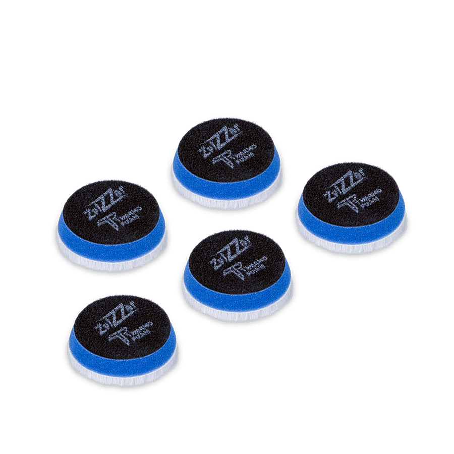 70/20/55 - ZviZZer THERMO WOOL 20mm (DA) - меховой круг, полутвердый интерфейс (синий)