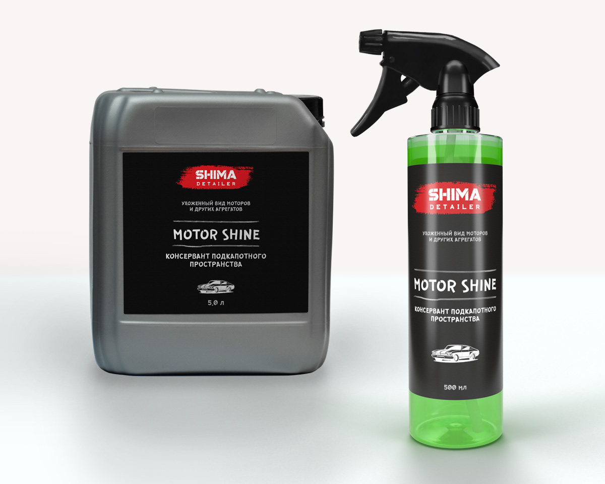 SHIMA DETAILER MOTOR SHINE Консервант подкапотного пространства