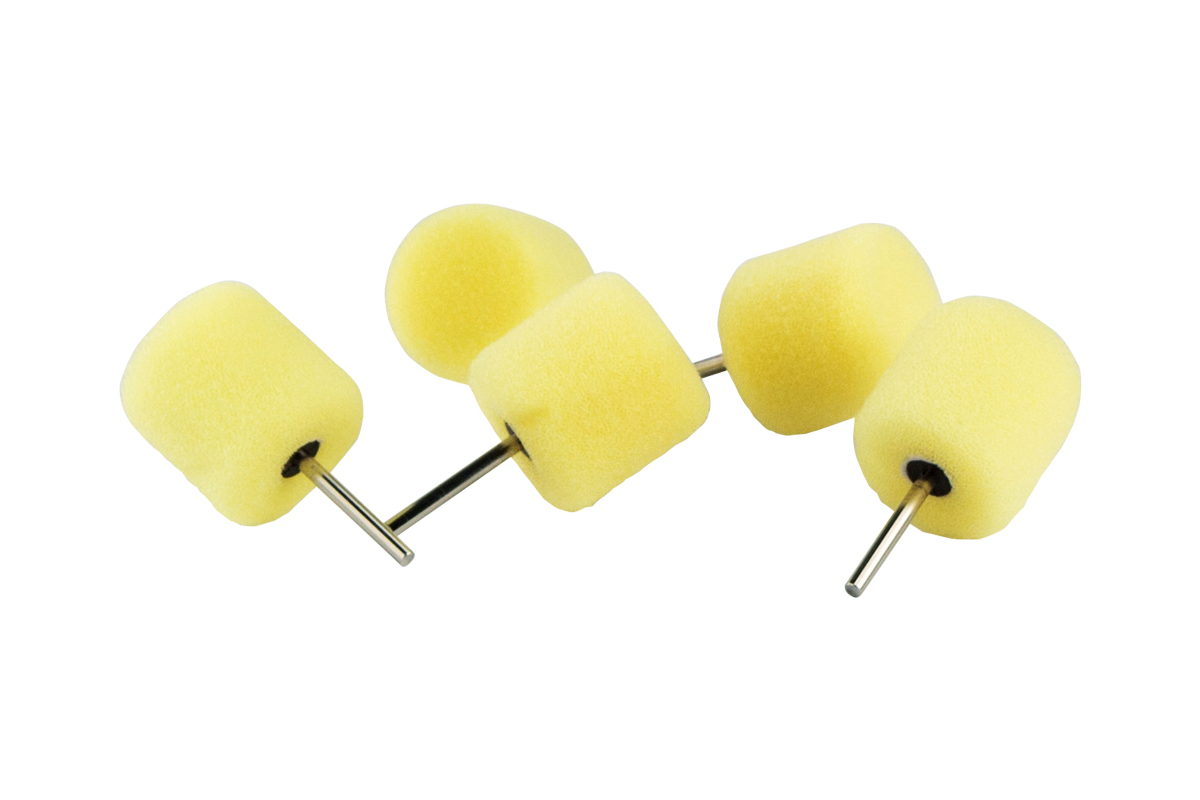 28/30 - Krauss Tools Цилиндрический полировальник твердый, желтый (5 шт)