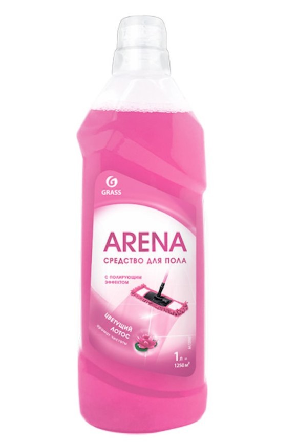 Средство для мытья пола "Arena" Цветущий Лотос флакон 1000 мл GraSS