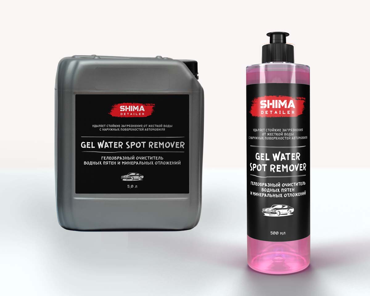 SHIMA DETAILER GEL WATER SPOT REMOVER очиститель водных пятен и минеральных отложений