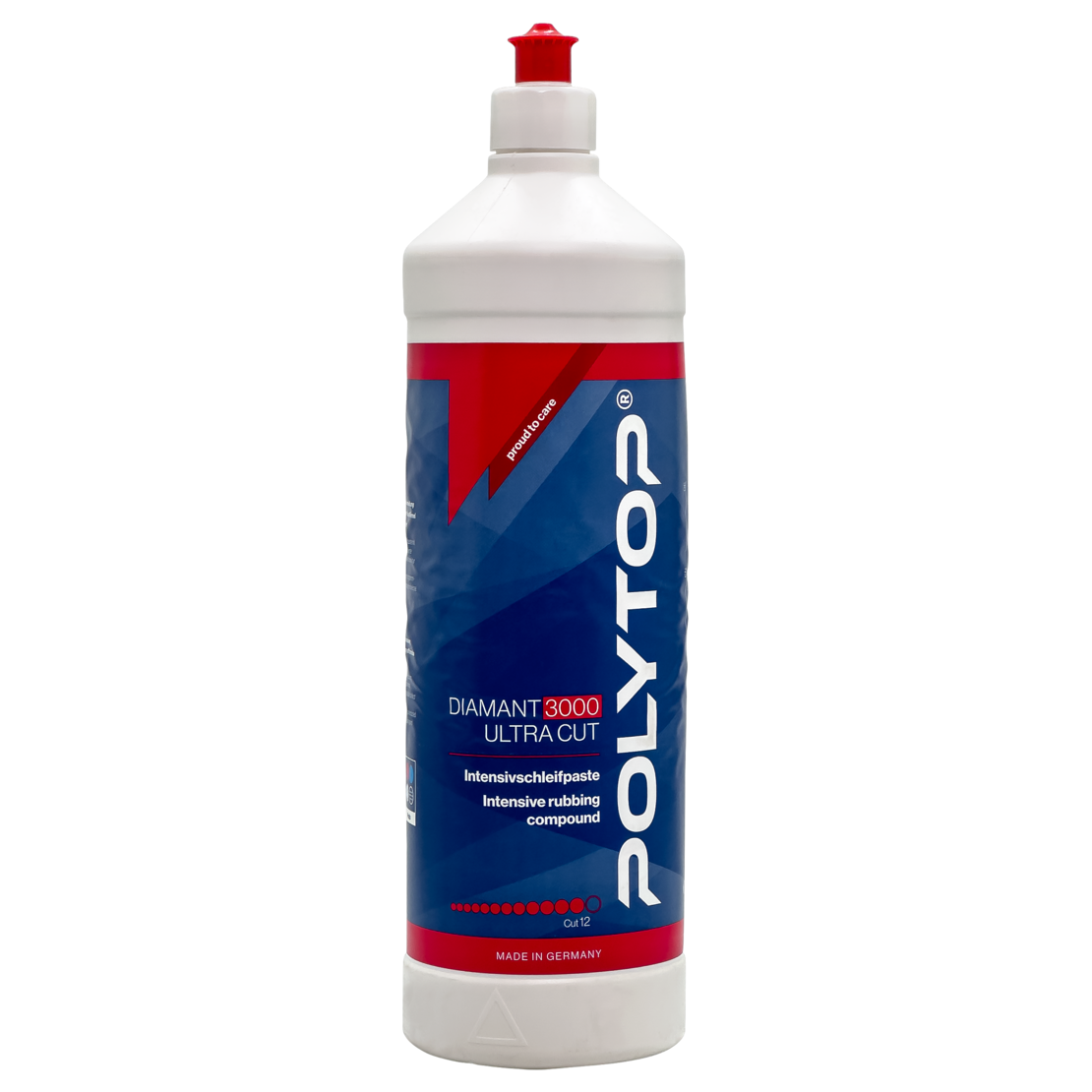 POLYTOP Diamant 3000 Ultra Cut - Абразивная полировальная паста (P1500), 1L