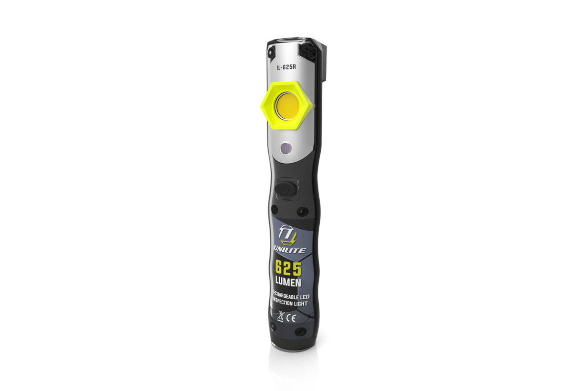 IL-625R - Инспекционный фонарь COB 625 Lm +SMD 250 Lm +УФ, 2500 mAh, IP65